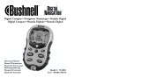 Bushnell Digital Compass 700001 Manuale utente
