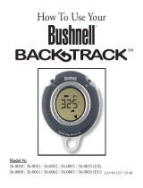 Bushnell BackTrack Manuale del proprietario
