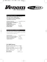 Caliber CA200V2 Manuale del proprietario