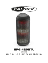 Caliber HPG 429BTL Manuale del proprietario