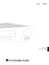 Cambridge Audio Azur 340R Manuale utente