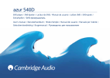 Cambridge Audio AZUR 540D Manuale utente