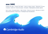 Cambridge Audio Azur 340C Manuale utente