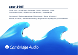 Cambridge Audio Azur 340T Manuale utente