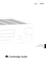 Cambridge Audio Azur 640R Manuale utente
