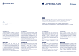 CAMBRIDGE S20 Manuale del proprietario