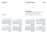 Cambridge Audio Sx Manuale del proprietario