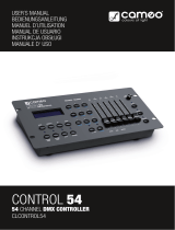 Cameo Control 54 Manuale utente