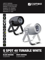 Cameo Q-Spot 40 TW Black Manuale utente