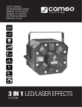 Cameo Storm LED/Laser Effekt Manuale utente