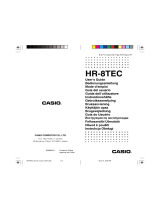 Casio HR-8TEC Manuale utente