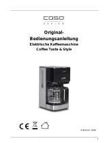Caso Coffee Taste & Style Istruzioni per l'uso