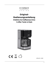 Caso Design CASO Coffee Taste & Style Istruzioni per l'uso
