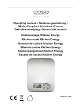 Caso Kitchen Energy Manuale del proprietario