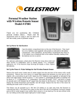 Celestron Compact Weather Station Manuale utente