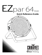 Chauvet EZpar64 RGBA Black Manuale utente