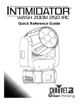 CHAUVET DJ Intimidator Wash Zoom 250 IRC Guida di riferimento