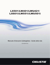 Christie LW401 Manuale utente