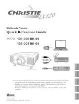 Christie LX120 103-006101-01 Manuale del proprietario