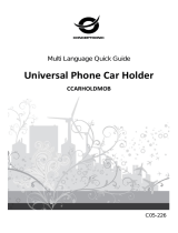 Conceptronic Universal Phone Car Holder Guida d'installazione