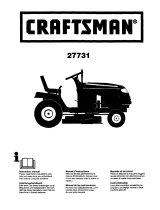 Craftsman 27731 Manuale utente