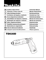Makita TD020D Manuale utente