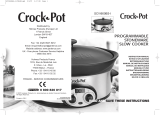 Crock-Pot SCVI600BS-I Manuale utente