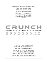 Crunch GPX2000.1D Manuale utente