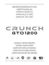 Crunch GTO1200 Manuale utente