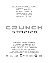 Crunch GTO2120 Manuale utente