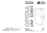 dB Technologies Opera Live 205 Manuale utente