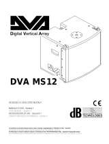 dB Technologies DVA MS12 Manuale utente