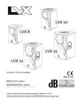 dB Technologies LVX 15 Manuale utente