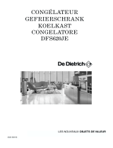 De Dietrich DFS620JE Manuale del proprietario