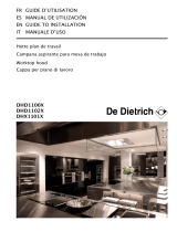 DeDietrich DHD1100X Manuale del proprietario