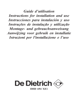 De Dietrich DHD694XE1 Manuale del proprietario