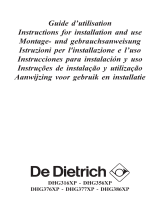 De Dietrich DHG377XE1 Manuale del proprietario