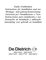 De Dietrich DHG386XP1 Manuale del proprietario