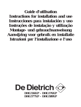De Dietrich DHG556XP1 Manuale del proprietario