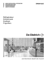 De Dietrich DRS918JE Manuale del proprietario
