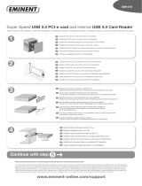 Eminent Super Speed USB 3.0 PCI-e card and internal USB 3.0 Card Reader Manuale utente
