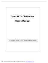 Emprex Color TFT LCD Monitor LM1541 Manuale utente