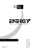 Energy Speaker Systems e:XL-25 Manuale utente