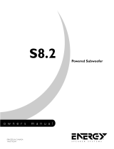 Energy Speaker Systems Energy S8.2 Manuale utente
