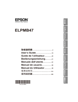 Epson ELPMB47 Low Ceiling Mount Guida utente