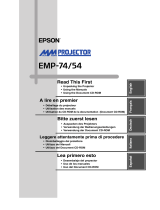 Epson EMP-74 Manuale utente