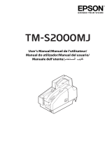 Epson TM-S2000MJ Manuale del proprietario