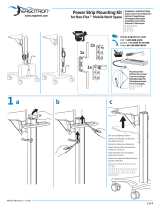 Ergotron Power Strip Mounting Kit for Carts Manuale utente