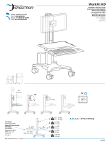 Ergotron WorkFit™ C-Mod, Mid-Size Display Sit-Stand Workstation Manuale utente