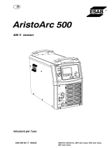 ESAB Aristo®Arc 500 Manuale utente